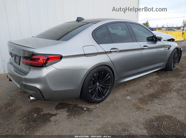 WBSJF0C51JB283968 2018 BMW M5 Gray Trasero derecho
