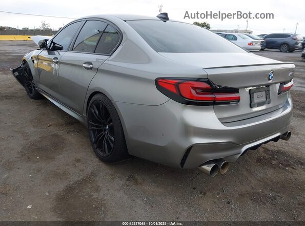 WBSJF0C51JB283968 2018 BMW M5 Gray Trasero izquierdo
