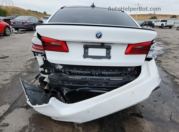 WBSJF0C53KB447903 2019 BMW M5 White Rear view