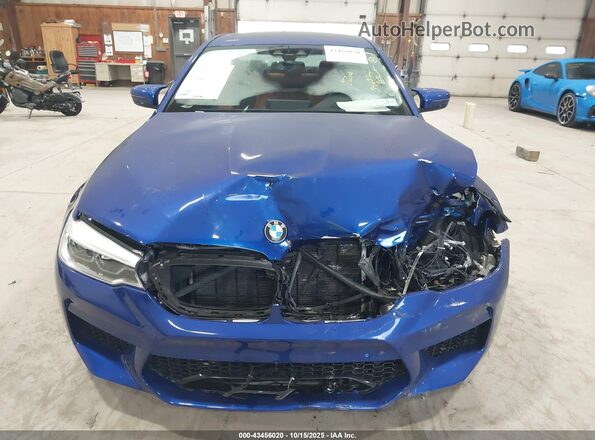 WBSJF0C56KB285457 2019 BMW M5 Blue Widok zestawu wskaźników