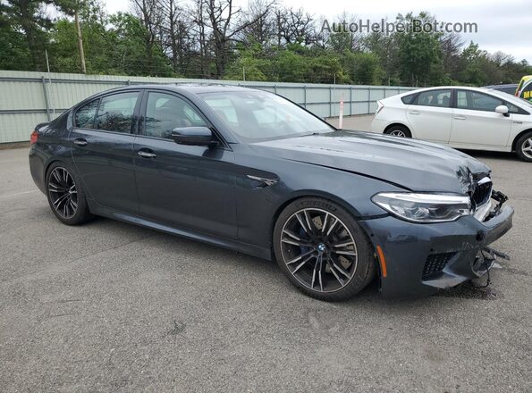 WBSJF0C57JB282971 2018 BMW M5 Blue Передня права чверть