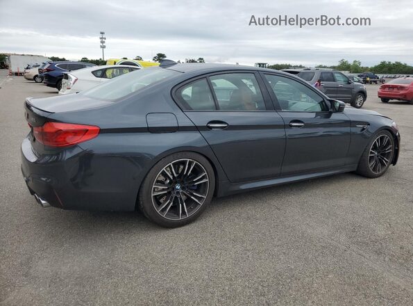 WBSJF0C57JB282971 2018 BMW M5 Blue Задня права чверть