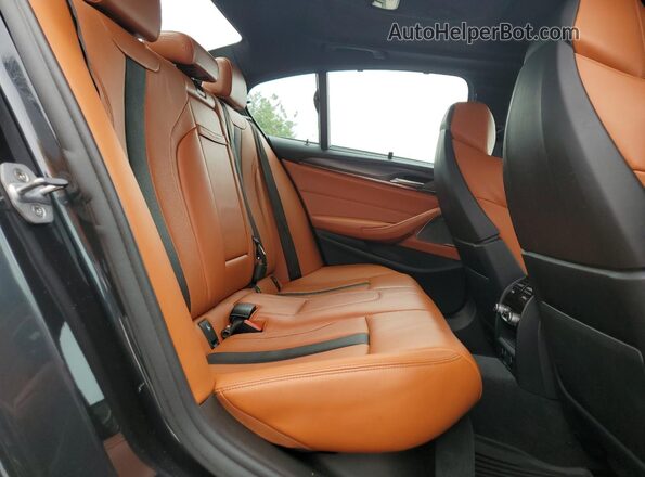 WBSJF0C57JB282971 2018 BMW M5 Blue Вид задніх сидінь