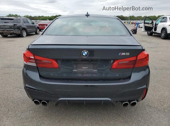WBSJF0C57JB282971 2018 BMW M5 Blue Вид ззаду