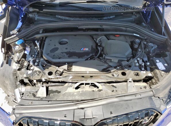WBX13EF05S5169181 2025 BMW X1 Blue Vista del compartimento del motor