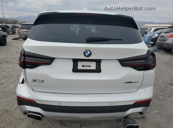 WBX47DP00PN190652 2023 BMW X3 White Вид ззаду