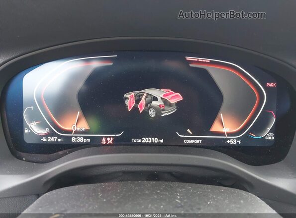 WBX57DP06NN176045 2022 BMW X3 Black Հետևի նստատեղերի տեսք