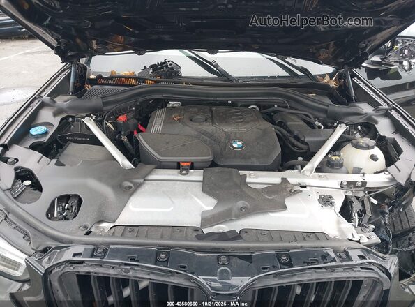 WBX57DP06NN176045 2022 BMW X3 Black Հետևի տեսք