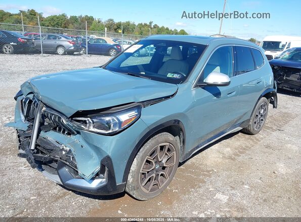 WBX73EF05R5Y42670 2024 BMW X1 Синий Передняя левая четверть