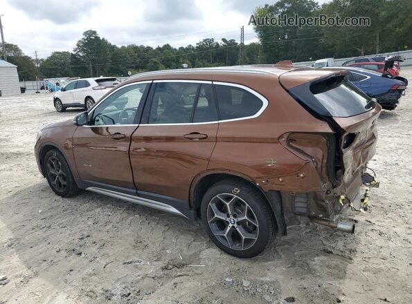 WBXHT3C33GP885221 2016 BMW X1 Brown Trasero izquierdo