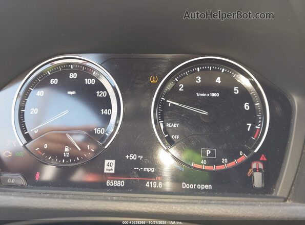WBXHT3C58K5L38659 2019 BMW X1 Gray Вид задніх сидінь