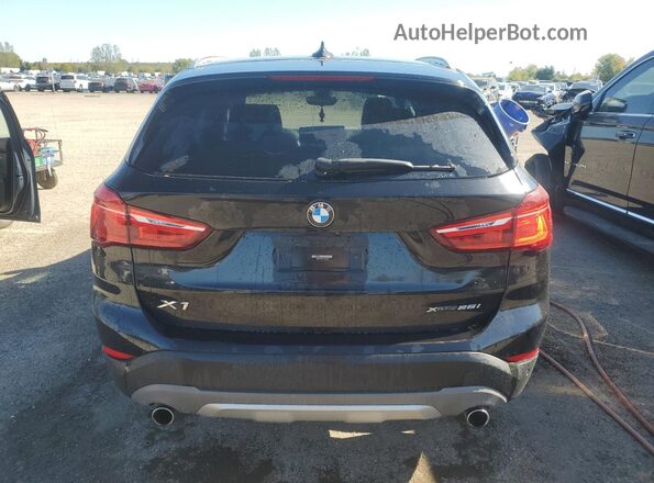 WBXHT3C58K5N75412 2019 BMW X1 Black Widok z tyłu