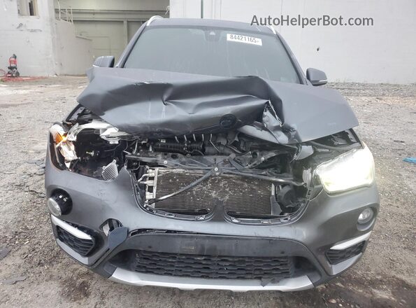 WBXHU7C33HP924704 2017 BMW X1 Gray Widok z przodu