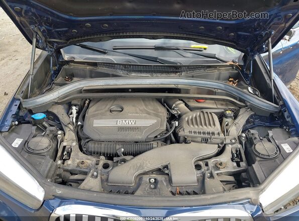 WBXJG9C00M5T62583 2021 BMW X1 Blue უკანა ხედი