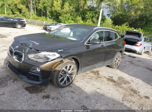 WBXYJ1C03L5P80426 2020 BMW X2 Black Առջևի ձախ երեք քառորդ տեսարան