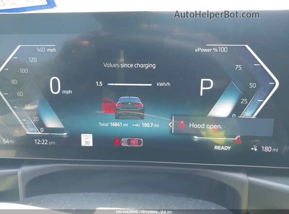 WBY23HD02SFT97105 2025 BMW I4 Черный Вид задних сидений