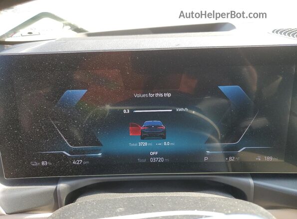 WBY23HD04SFU02854 2025 BMW I4 Black Vista del cuadro de instrumentos