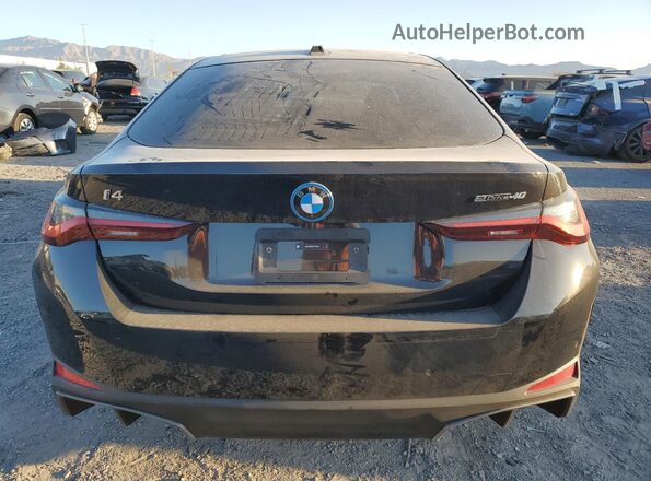 WBY23HD05SFT89841 2025 BMW I4 Black Հետևի տեսք