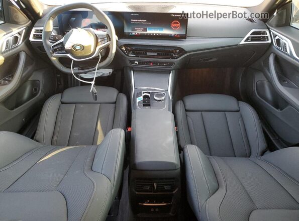 WBY23HD05SFT89841 2025 BMW I4 Black Առջևի վահանակի տեսք