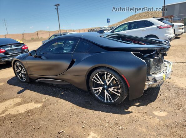 WBY2Z2C32HV676608 2017 BMW I8 Black Rear left