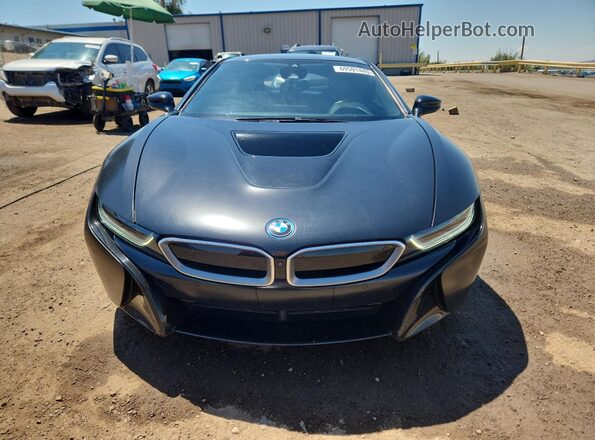WBY2Z2C32HV676608 2017 BMW I8 Black Front view