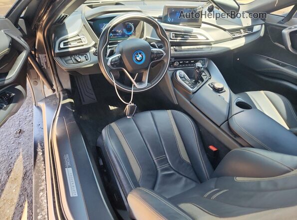 WBY2Z2C32HV676608 2017 BMW I8 Black Dashboard view