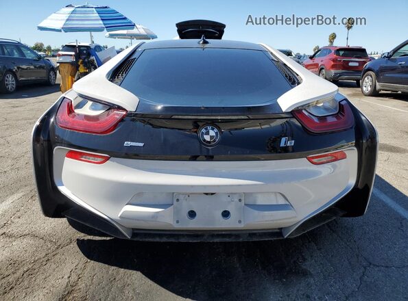 WBY2Z2C50GV675814 2016 BMW I8 Gray Rear view