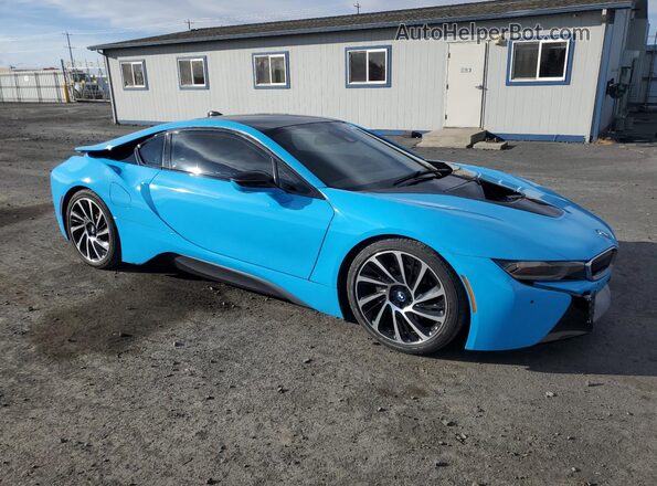 WBY2Z2C5XGV674881 2016 BMW I8 Blue Przód prawy