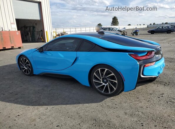 WBY2Z2C5XGV674881 2016 BMW I8 Blue Tył lewy