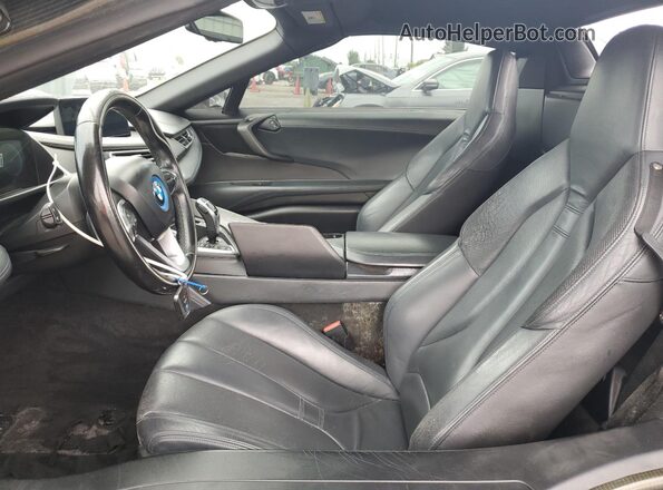 WBY2Z6C58K7D08425 2019 BMW I8 Charcoal Вид салону спереду
