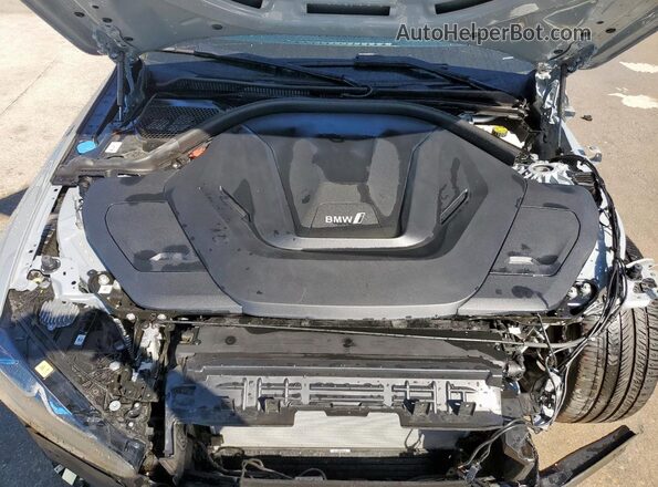 WBY33AW00PFR32898 2023 BMW I4 Gray Rear interior view