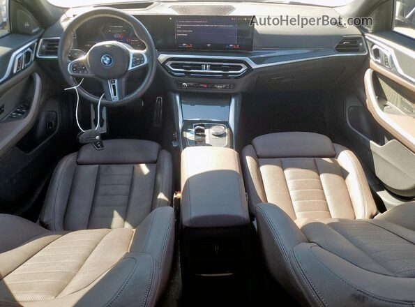 WBY33AW00PFR32898 2023 BMW I4 Gray Dashboard view