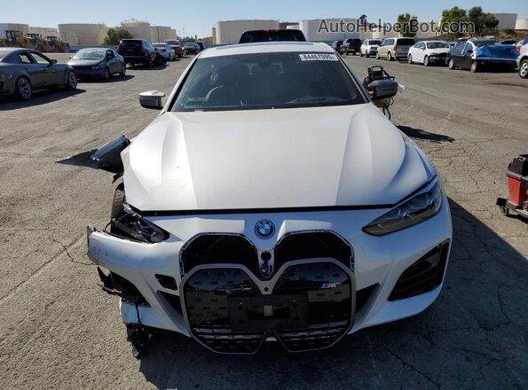 WBY33AW04PFP87980 2023 BMW I4 White Դիմացի տեսք