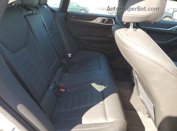 WBY33AW04PFP87980 2023 BMW I4 White Հետևի նստատեղերի տեսք