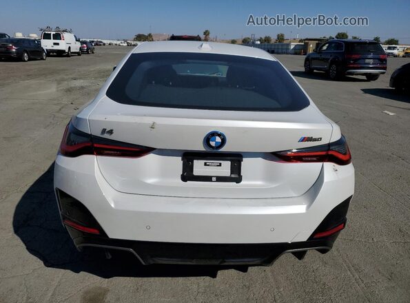 WBY33AW04PFP87980 2023 BMW I4 White Հետևի տեսք