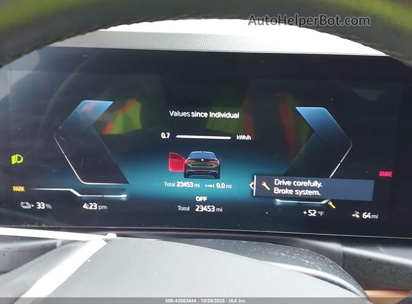 WBY43AW03PFP63447 2023 BMW I4 Green Հետևի նստատեղերի տեսք