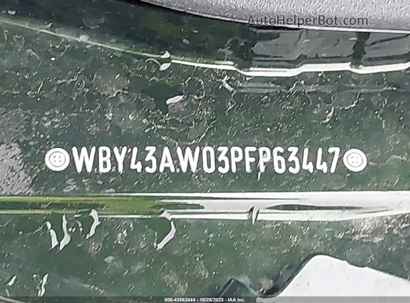 WBY43AW03PFP63447 2023 BMW I4 Green 