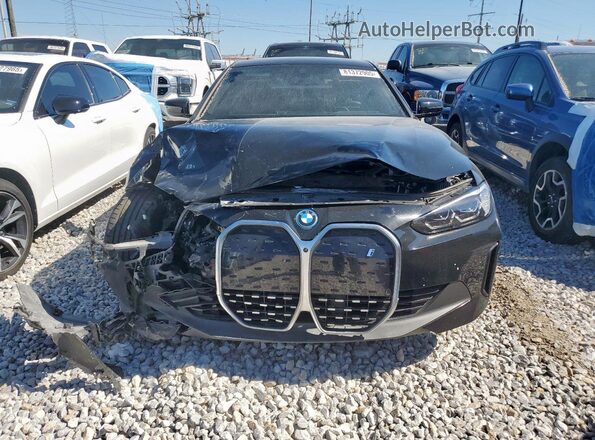 WBY43AW07PFR30926 2023 BMW I4 Black წინა ხედი