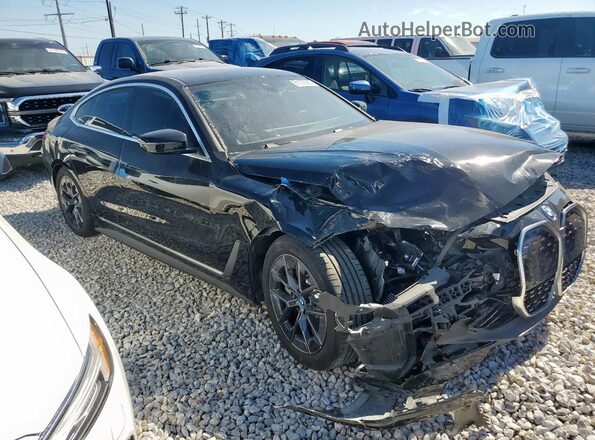 WBY43AW07PFR30926 2023 BMW I4 Black წინა მარჯვენა