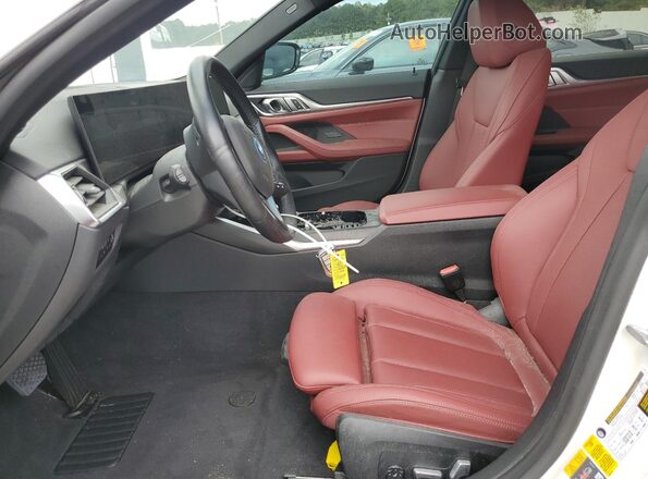 WBY43AW0XRFR52034 2024 BMW I4 White Սալոնի դիմացի տեսք