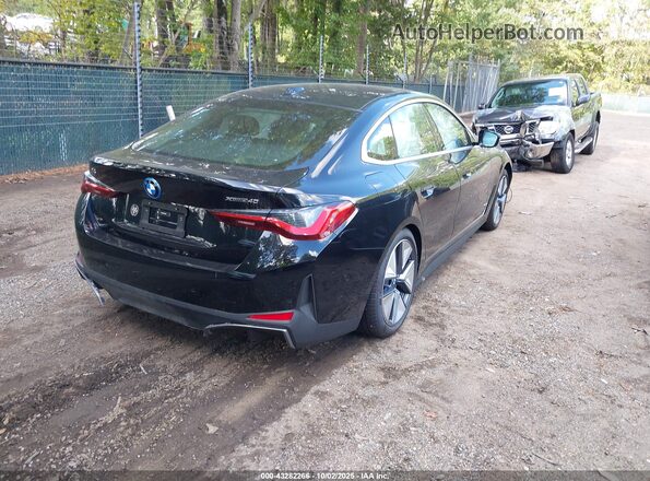 WBY43HD08SFU89876 2025 BMW I4 Black Задня права чверть