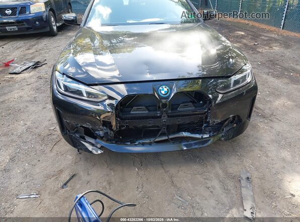 WBY43HD08SFU89876 2025 BMW I4 Black Вид спереду