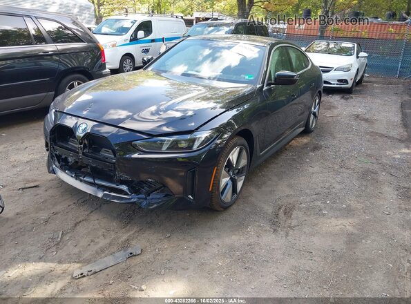 WBY43HD08SFU89876 2025 BMW I4 Black Передня ліва чверть
