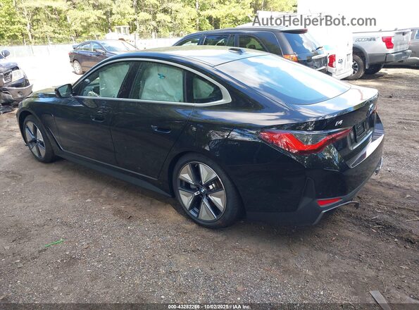 WBY43HD08SFU89876 2025 BMW I4 Black Задня ліва чверть