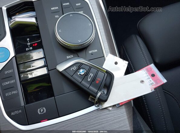 WBY43HD08SFU89876 2025 BMW I4 Black Вид панелі приладів