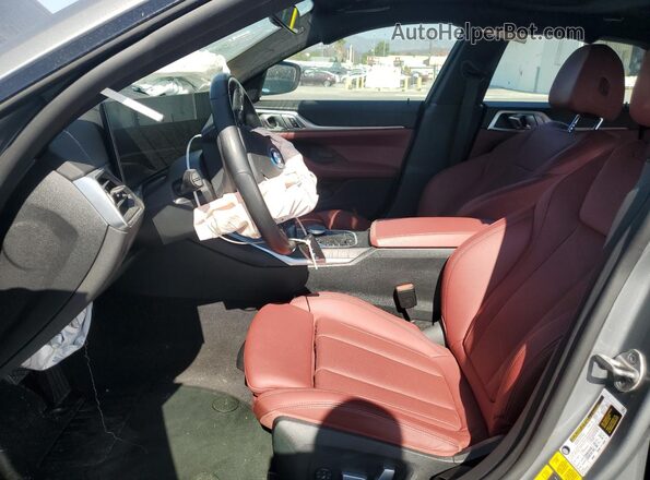 WBY73AW00PFR45409 2023 BMW I4 Silver Vista interior delantera
