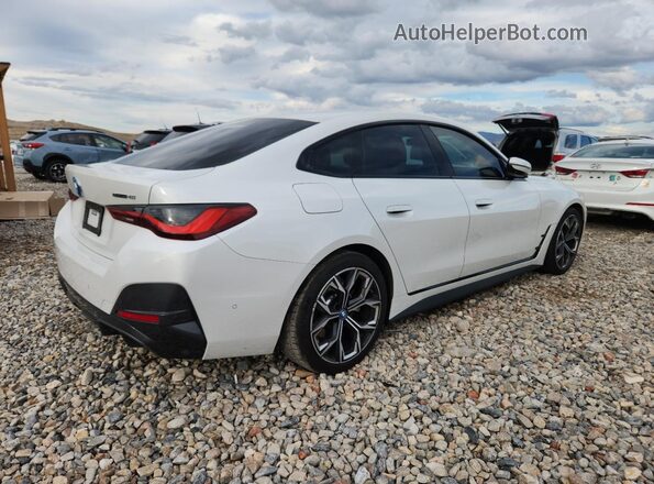WBY73AW01NFN01887 2022 BMW I4 White Հետևի աջ