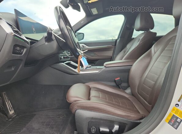 WBY73AW01NFN01887 2022 BMW I4 White Սալոնի դիմացի տեսք