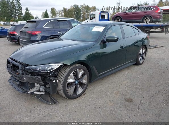 WBY73AW03PFP99233 2023 BMW I4 Зеленый Передняя левая четверть