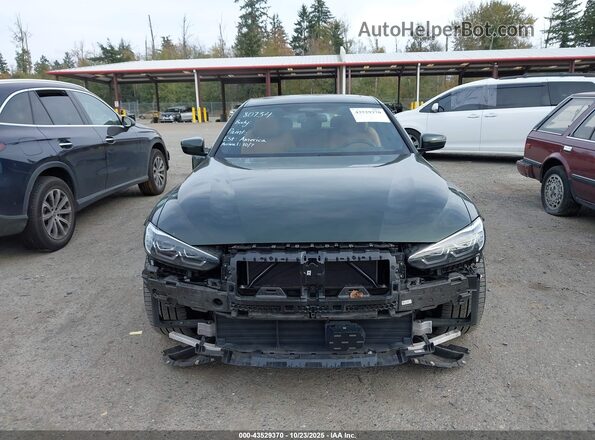 WBY73AW03PFP99233 2023 BMW I4 Зеленый Вид задней части салона